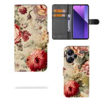 Hoesje voor Xiaomi Redmi Note 13 Pro Plus Bloemen - thumbnail