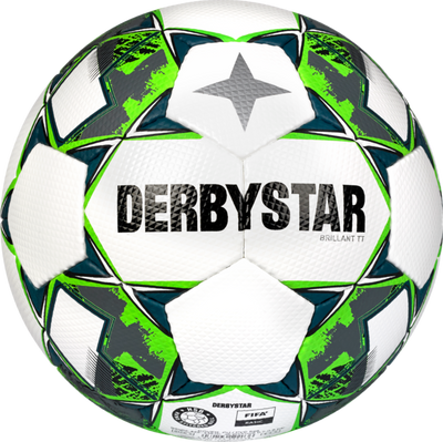 Derbystar Voetbal Brillant TT HS V22 Wit groen grijs 1138