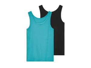 pepperts! 2 kinder hemden (Blauw/zwart, 158/164)
