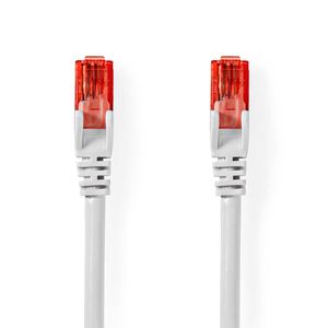 CAT6-kabel | RJ45 Male | RJ45 Male | U/UTP | 10.0 m | Rond | PVC | Wit