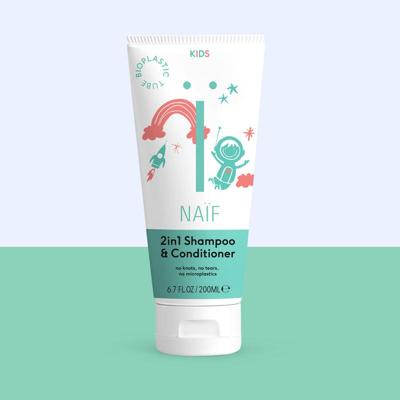 Naif 2-in-1 Shampoo & conditioner kids