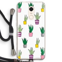 Sanseveria: Xiaomi Redmi 5 Transparant Hoesje met koord