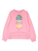 Billieblush sweat brodé de sequins - Rose