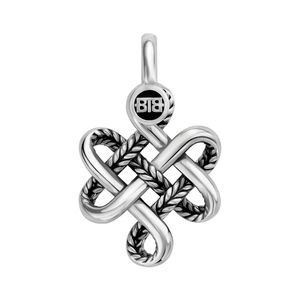 Buddha to Buddha 665 Hanger Endless Knot XS Pendant Silver