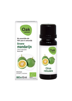 Oak Organic Olie Essential Oils Groene Mandarijn 10ml