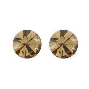 Biba Oorbellen met Swarovski Steentje Lt. Col. Topaz