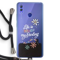 Tough Life: Honor Note 10 Transparant Hoesje met koord