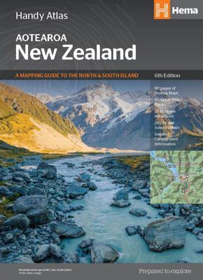 Wegenatlas Handy atlas New Zealand Aotearoa - Nieuw Zeeland | B5 Ringband | Hema Maps
