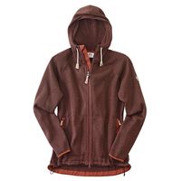 FjÃ¤llrÃ¤ven Dames Fleecejack Ã–vik Fleece Hoodie W, rood, Maat: S - thumbnail