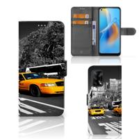 OPPO A74 4G | Flip Cover | New York Taxi