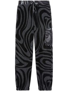 PUCCI pantalon de jogging à imprimé Marmo - Noir