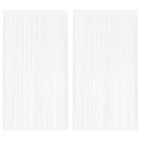 VidaXL Draadgordijnen 2 st 140x250 cm wit