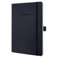 Sigel notitieboek Conceptum A5 softcover gestipt zwart - thumbnail