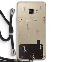 Dancing #3: Samsung Galaxy A3 (2016) Transparant Hoesje met koord