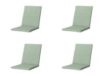 Stapelstoel kussen universeel ca. 97x49 cm Napels kaki water repellent coating (4 stuks) Madison - Madison