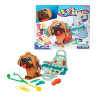Toi-Toys Sculptidough kleiset dierenverzorger hond, 13dlg. Toi-Toys Sculptidough kleiset dierenverzorger hond, 13dlg.