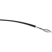 VER H07RN-F 2x 1 Tr.500 Krachtoverbrenging H07RN-F 2 x 1 mm² Zwart 500 m