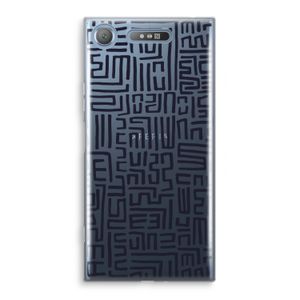 Moroccan Print: Sony Xperia XZ1 Transparant Hoesje