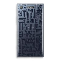 Moroccan Print: Sony Xperia XZ1 Transparant Hoesje