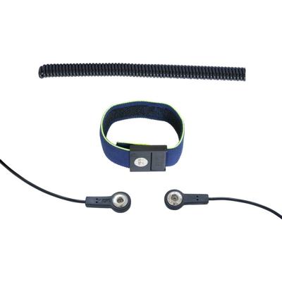 BJZ A-60388 Aardingsarmband Blauw, Geel