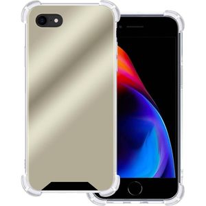 Basey iPhone SE 2020 Hoesje Siliconen Shock Proof Hoes Case Cover - Goud