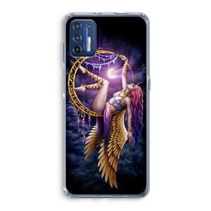 Aerial Angel: Motorola Moto G9 Plus Transparant Hoesje