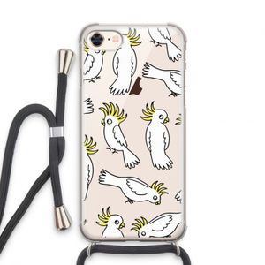 Papegaai: iPhone 7 Transparant Hoesje met koord