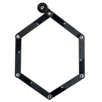 Axa newton fl90k vouwslot - 90cm - art 8 - zwart