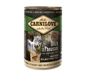 CARNILOVE DOG BLIK EEND / FAZANT 6X400 GR