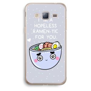 I'm A Hopeless Ramen-Tic For You: Samsung Galaxy J3 (2016) Transparant Hoesje