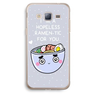 I'm A Hopeless Ramen-Tic For You: Samsung Galaxy J3 (2016) Transparant Hoesje