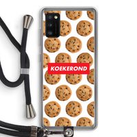 Koekerond: Samsung Galaxy A41 Transparant Hoesje met koord