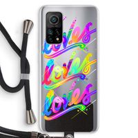 Loves: Xiaomi Mi 10T 5G Transparant Hoesje met koord
