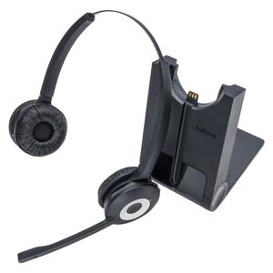 Jabra Pro 920 Duo Headset Draadloos Hoofdband Kantoor/callcenter Zwart