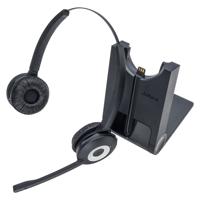 Jabra Pro 920 Duo Headset Draadloos Hoofdband Kantoor/callcenter Zwart - thumbnail