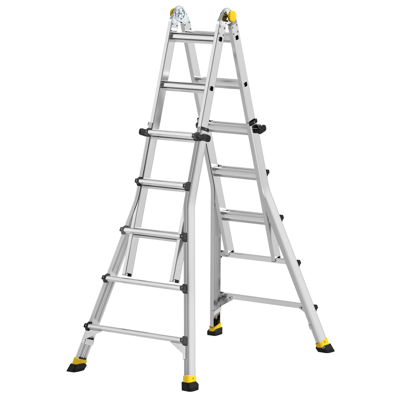 W.steps Telescopische vouwladder C1 1450-2480 mm - WI802205