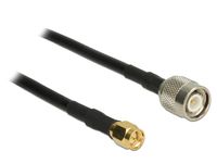 DeLOCK 89498 coax-kabel CFD200 10 m TNC SMA Zwart - thumbnail