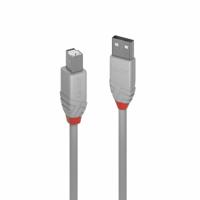 Kabel Micro USB LINDY 36683 Zwart Grijs