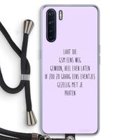 GSM: Oppo A91 Transparant Hoesje met koord