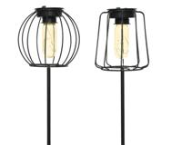 Lumineo Led solar lantaarn op steker ø13cm