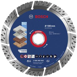 Bosch Accessories 2608900662 EXPERT MultiMaterial Diamanten doorslijpschijf Diameter 180 mm Boordiameter 22.23 mm Steen, Beton, Baksteen 1 stuk(s)