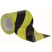 Showtec Vloer-markeringstape 150mm zwart-geel - thumbnail