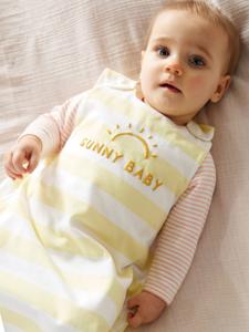 Speciale zomertrappelzak BÉBÉ D'ÉTÉ geel