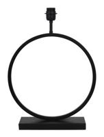 Light & Living Tafellamp 'Liva' 52cm, kleur Mat Zwart (excl. kap)