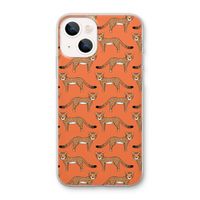Cheetah: iPhone 13 mini Transparant Hoesje