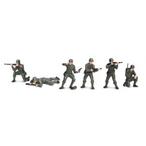 Safari LTD speelgoed soldaten - 6 stuks - plastic - 5 cm - speelgoedfiguren - soldaatjes