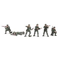 Safari LTD speelgoed soldaten - 6 stuks - plastic - 5 cm - speelgoedfiguren - soldaatjes