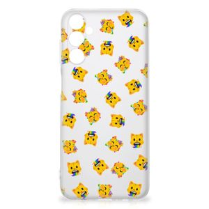 TPU bumper voor Samsung Galaxy M14 Katten Emojis