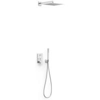 Regendouche set Tres Cuadro | Inbouw | Mengkraan | 2-weg | Vierkant | Chroom