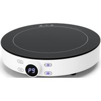 Inductie Kookplaat 2000W - Touch Control & LED Display - Zwart/Wit